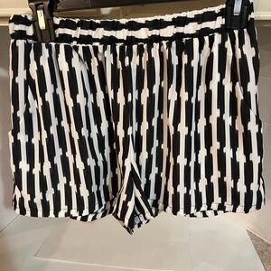 Tyche Monochrome High Waist Shorts